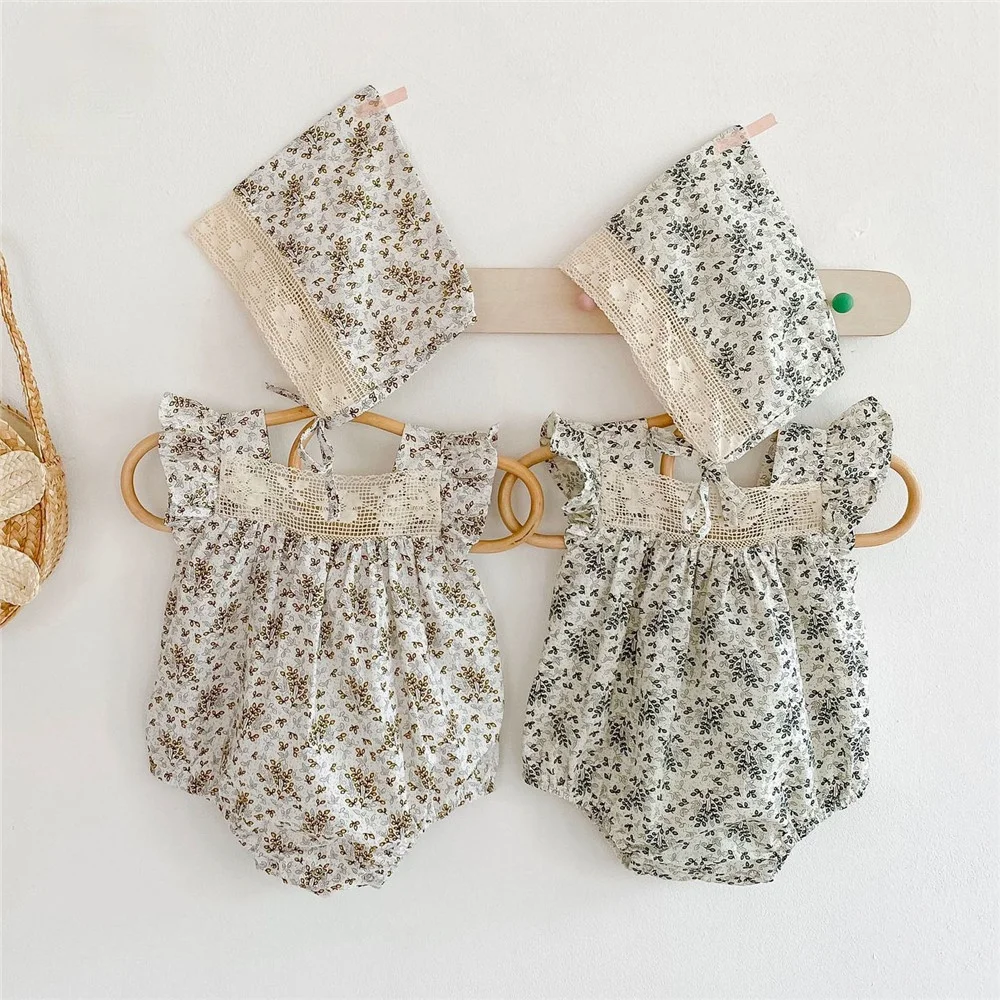 Summer Newborn Baby Girl Clothes Sets Ruffle Floral Baby Tops + Headband 2Pcs Infant Girls Outfits Vintage Lace Baby Rompers
Summer Newborn Baby Girl Clothes Sets Ruffle Floral Baby Tops + Headband 2Pcs Infant Girls Outfits Vintage Lace Baby Rompers