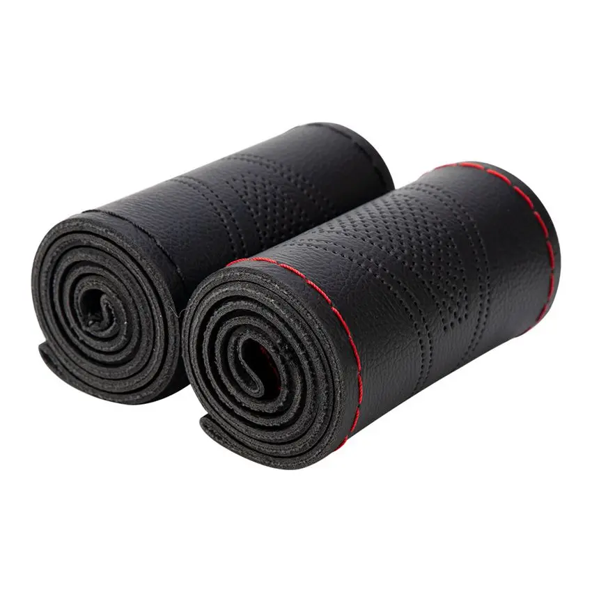 DIY Hand-sewing 38cm Car Steering Wheel Cover Fiber Leather braid Steering Wheel Cover Needle and Thread Interior Car accessorie
DIY Hand-sewing 38cm Car Steering Wheel Cover Fiber Leather braid Steering Wheel Cover Needle and Thread Interior Car accessorie