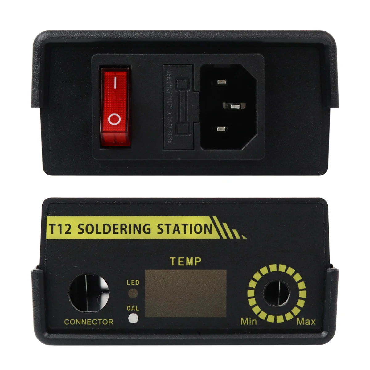 Enclosure case ABS shell for HAKKO T12 Electric Unit Digital Soldering Iron Station Temperature Controller Kits
Enclosure case ABS shell for HAKKO T12 Electric Unit Digital Soldering Iron Station Temperature Controller Kits
