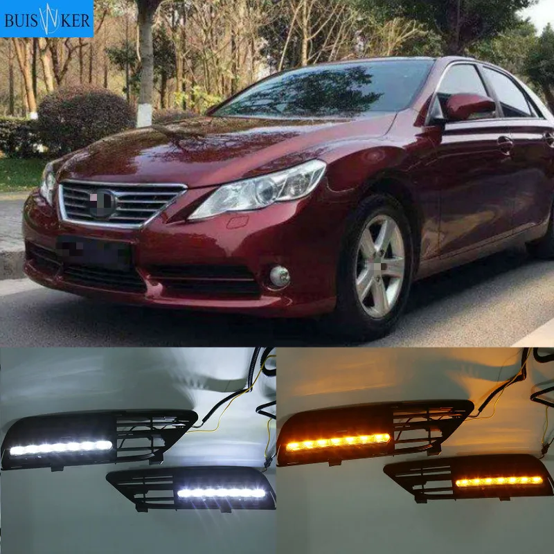 1Pair LED DRL Daytime Running Light With Turn Signal Fog Lamp DRL For Toyota MARK X REIZ 2010-2013
1Pair LED DRL Daytime Running Light With Turn Signal Fog Lamp DRL For Toyota MARK X REIZ 2010-2013