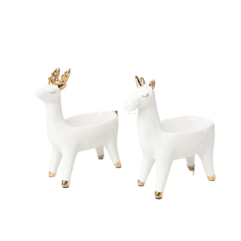 Ceramic Storage Tray Nordic White Gold Deer Beast Hedgehog Unicorn Jewelry Decorative Ornaments Crafts Home Kitchen Supplies
Ceramic Storage Tray Nordic White Gold Deer Beast Hedgehog Unicorn Jewelry Decorative Ornaments Crafts Home Kitchen Supplies
