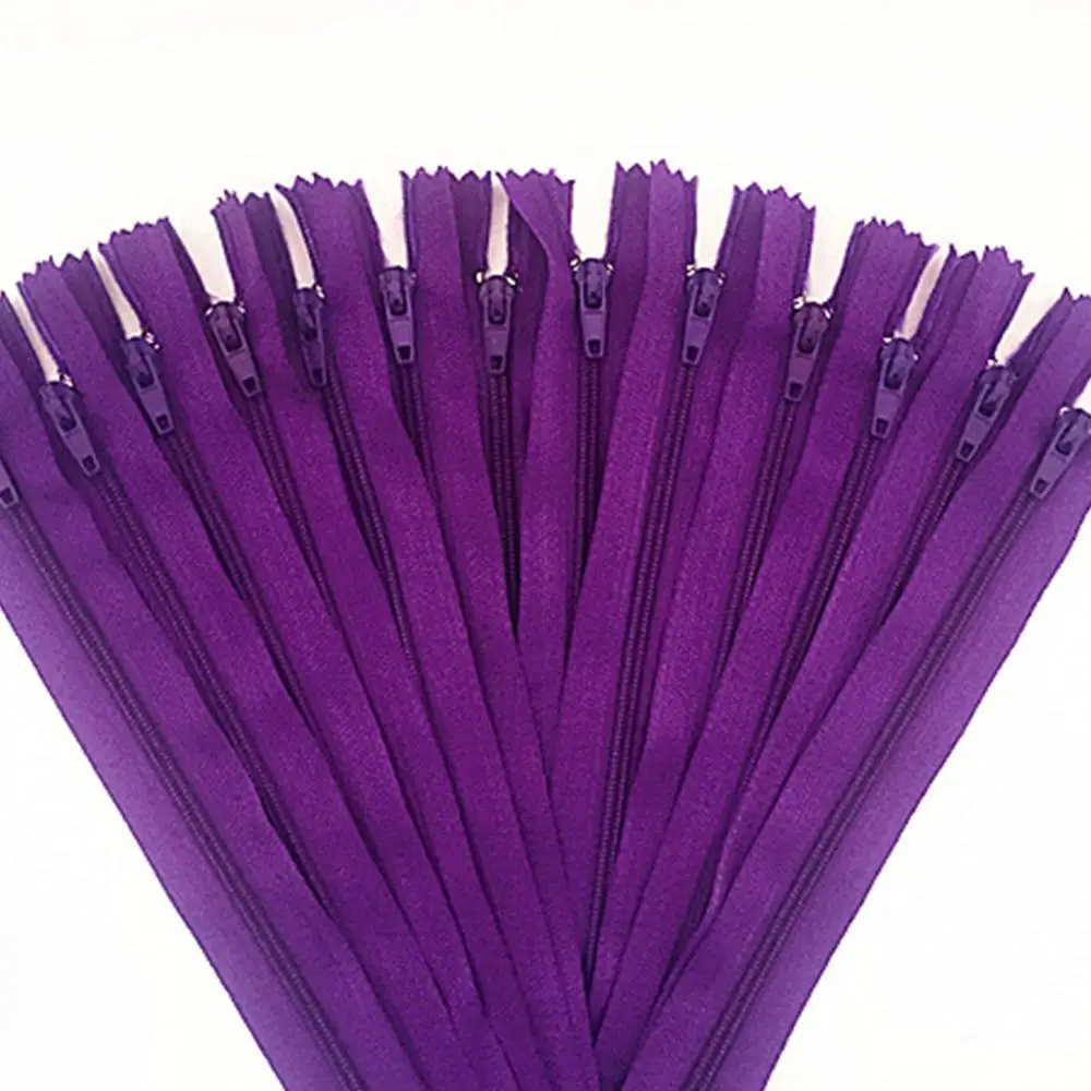 10 pieces. Purple 30cm (12inch) nylon zipper, sewer tailor, handicraft and FGDQRS
10 pieces. Purple 30cm (12inch) nylon zipper, sewer tailor, handicraft and FGDQRS