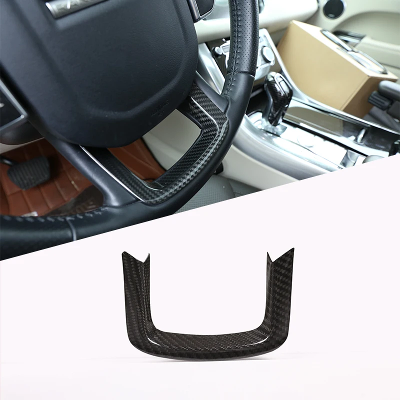 Real Carbon Fiber Car Steering Wheel Decoration Trim For Range Rover Sport 2014-2019 For RR Velar 2017-2020
Real Carbon Fiber Car Steering Wheel Decoration Trim For Range Rover Sport 2014-2019 For RR Velar 2017-2020