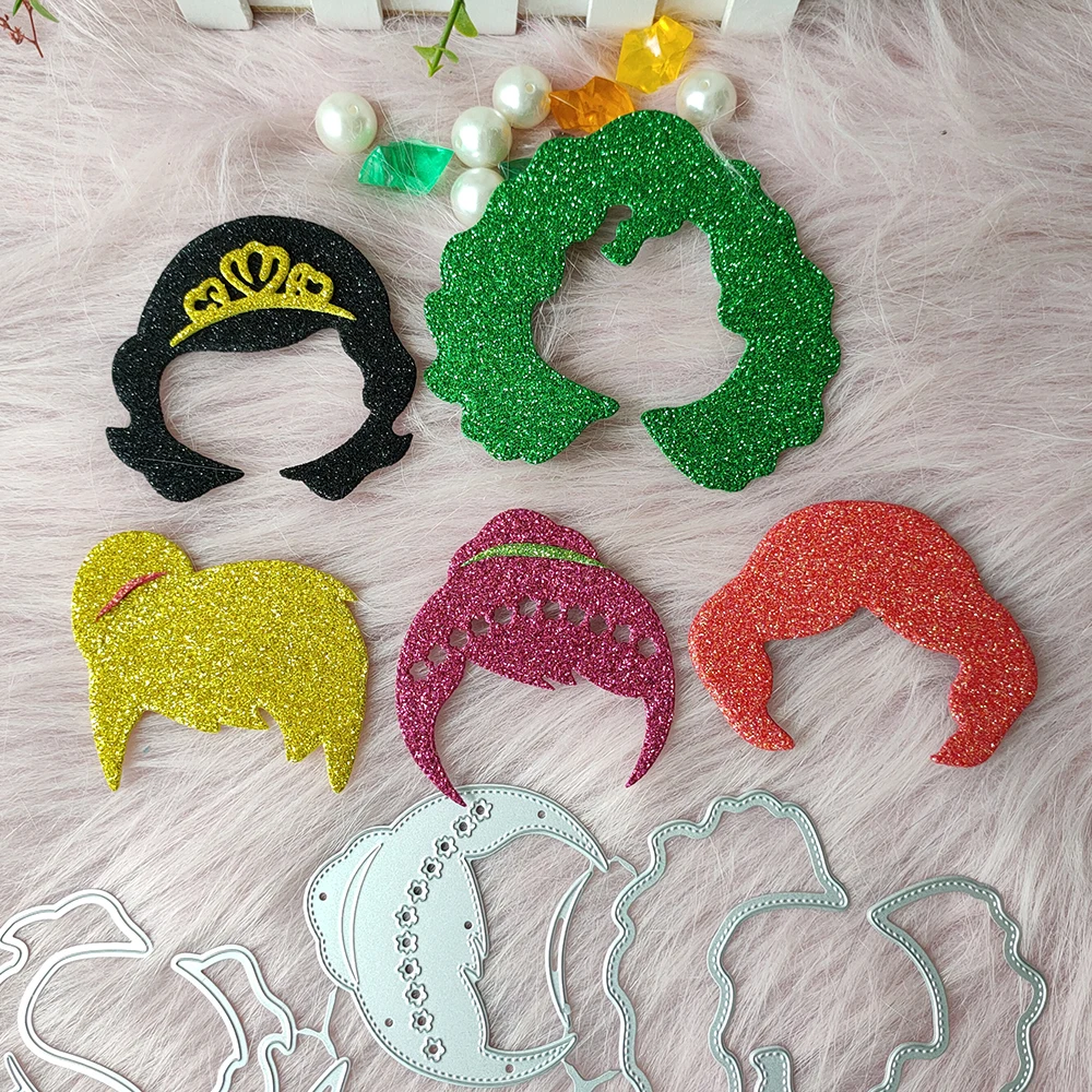 New 5Pcs Woman's hair Hair metal cutting die mould scrapbook decoration embossed photo album decoration card making DIY
New 5Pcs Woman's hair Hair metal cutting die mould scrapbook decoration embossed photo album decoration card making DIY
