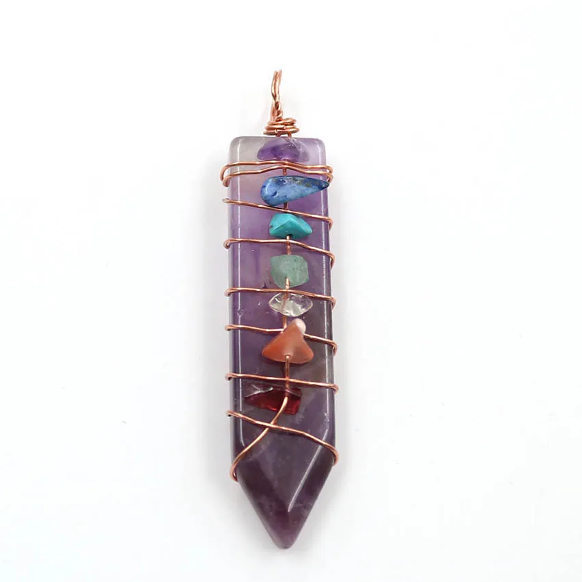 Amethysts Stone Copper Plated Wire Wrap Irregular Shape Gravel Sword Pendant Healing Chakra Green Aventurine Jewelry
Amethysts Stone Copper Plated Wire Wrap Irregular Shape Gravel Sword Pendant Healing Chakra Green Aventurine Jewelry
