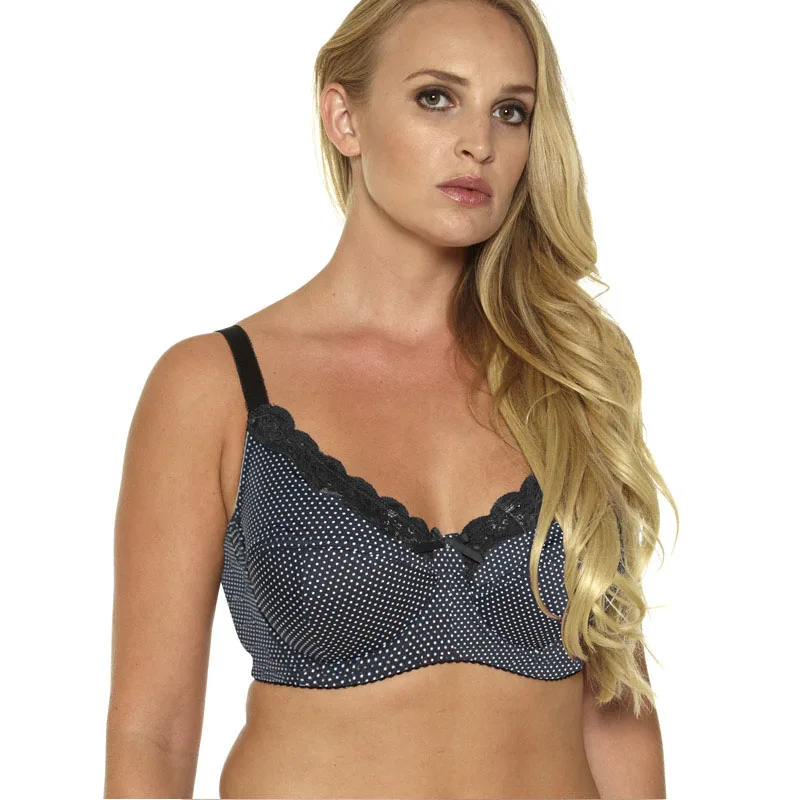 D0295 High Quality Sexy Plus Size Bra Fashion Polka Dot Women's Bra Brown/Gray/Black/36-46/C-G
D0295 High Quality Sexy Plus Size Bra Fashion Polka Dot Women's Bra Brown/Gray/Black/36-46/C-G