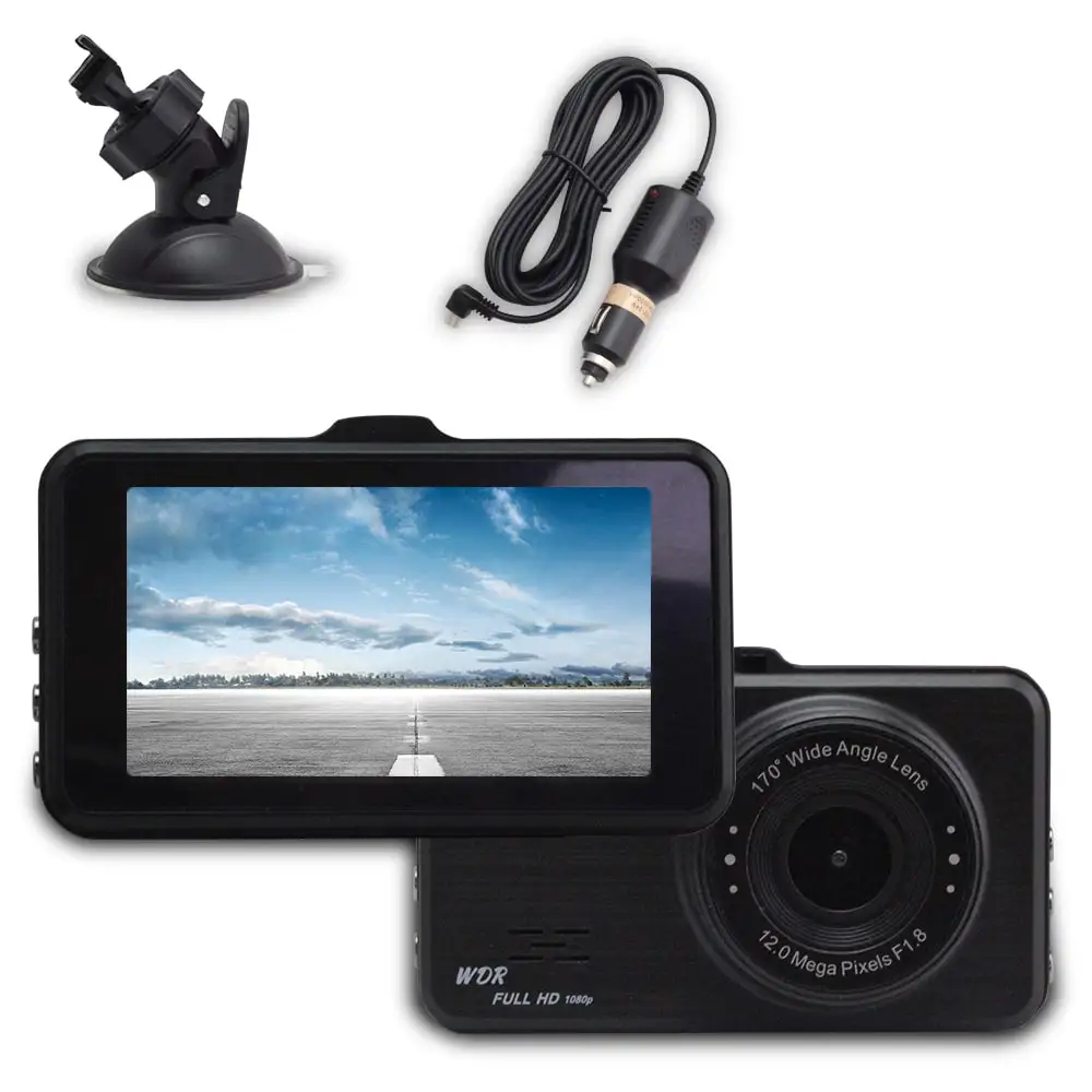 HD 1080P Dash Cam Video Recorder Driving For Car DVR Dashboard Camera 3 inch Cycle Recording Night Wide Angle Dashcam Video
HD 1080P Dash Cam Video Recorder Driving For Car DVR Dashboard Camera 3 inch Cycle Recording Night Wide Angle Dashcam Video