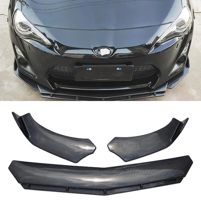 For 3PCS Toyota 86 GT86 CAR Front Bumper Diffuser Lip Anti-Collision Refit Accessories Splitter Body Kit 2012-2017 Year
For 3PCS Toyota 86 GT86 CAR Front Bumper Diffuser Lip Anti-Collision Refit Accessories Splitter Body Kit 2012-2017 Year