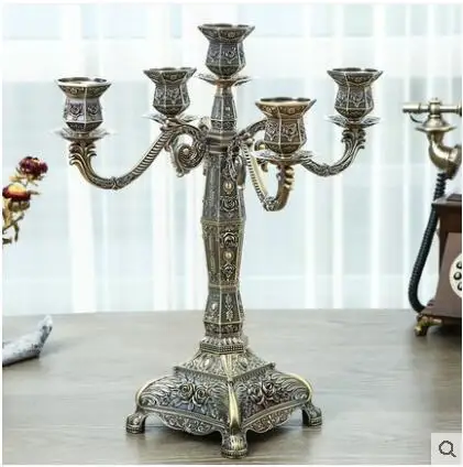 new style H45 cm bronze 5lights metal candle holders candleabra centerpieces for décoration table decoracion hogar
new style H45 cm bronze 5lights metal candle holders candleabra centerpieces for décoration table decoracion hogar