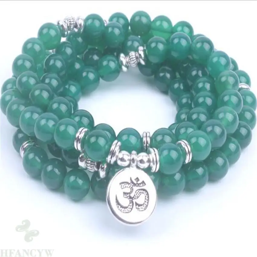 8mm Natural Green onyx Gemstone 108 Beads Mala Necklace Meditation Health Bless Buddhism classic natural energy spirituality
8mm Natural Green onyx Gemstone 108 Beads Mala Necklace Meditation Health Bless Buddhism classic natural energy spirituality