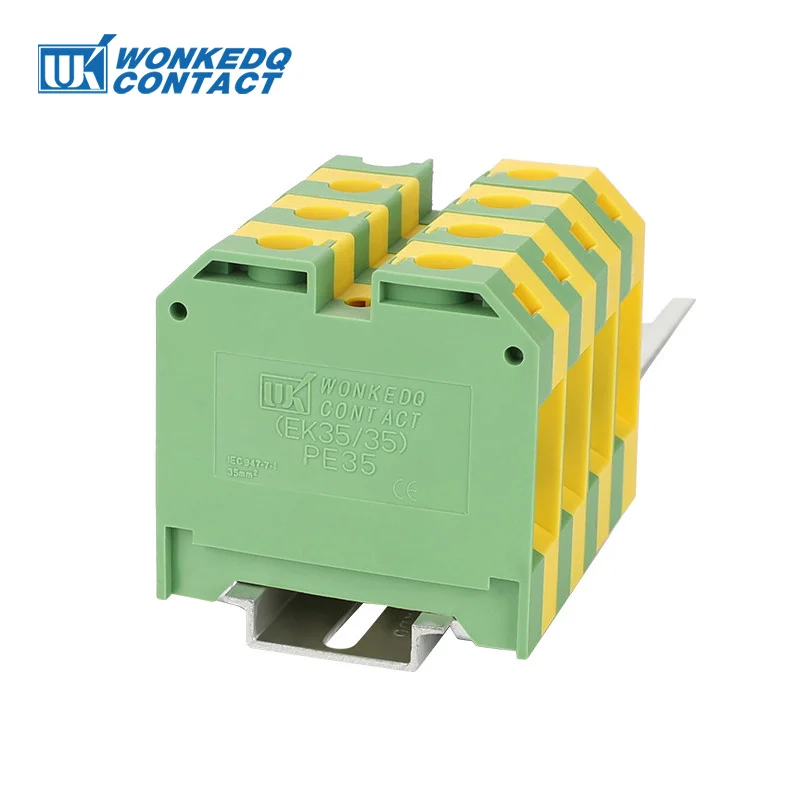 5Pcs EK35/35 Universal Screw Connection Ground Earth SAK 35 mm² Wire Electrical Connector DIN Rail Terminal Block EK 35/35
5Pcs EK35/35 Universal Screw Connection Ground Earth SAK 35 mm² Wire Electrical Connector DIN Rail Terminal Block EK 35/35