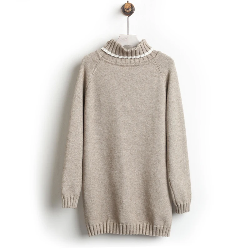 Turtleneck Knitted Sweater Skirt Women Lady Pullovers Female Jumper Tops Casual Long Solid Oversize Gray Khaki 2020 Winter Autum
Turtleneck Knitted Sweater Skirt Women Lady Pullovers Female Jumper Tops Casual Long Solid Oversize Gray Khaki 2020 Winter Autum