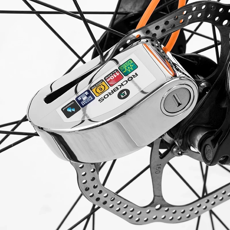 ROCKBROS Bike Lock 110db Alarm Anti-theft Lock Electric Bicycle Motorcycle Disc Brake Lock Disc MTB Bicycle Safety Anti-theft Lo
ROCKBROS Bike Lock 110db Alarm Anti-theft Lock Electric Bicycle Motorcycle Disc Brake Lock Disc MTB Bicycle Safety Anti-theft Lo
