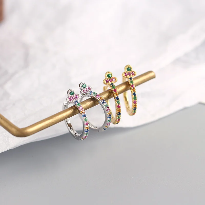 Summer Love 2 Colors Zircon Hoop Earrings for Women 925 Sterling Sliver Skinny Rainbow Boho Classic DIY Jewelry Dropshipping
Summer Love 2 Colors Zircon Hoop Earrings for Women 925 Sterling Sliver Skinny Rainbow Boho Classic DIY Jewelry Dropshipping
