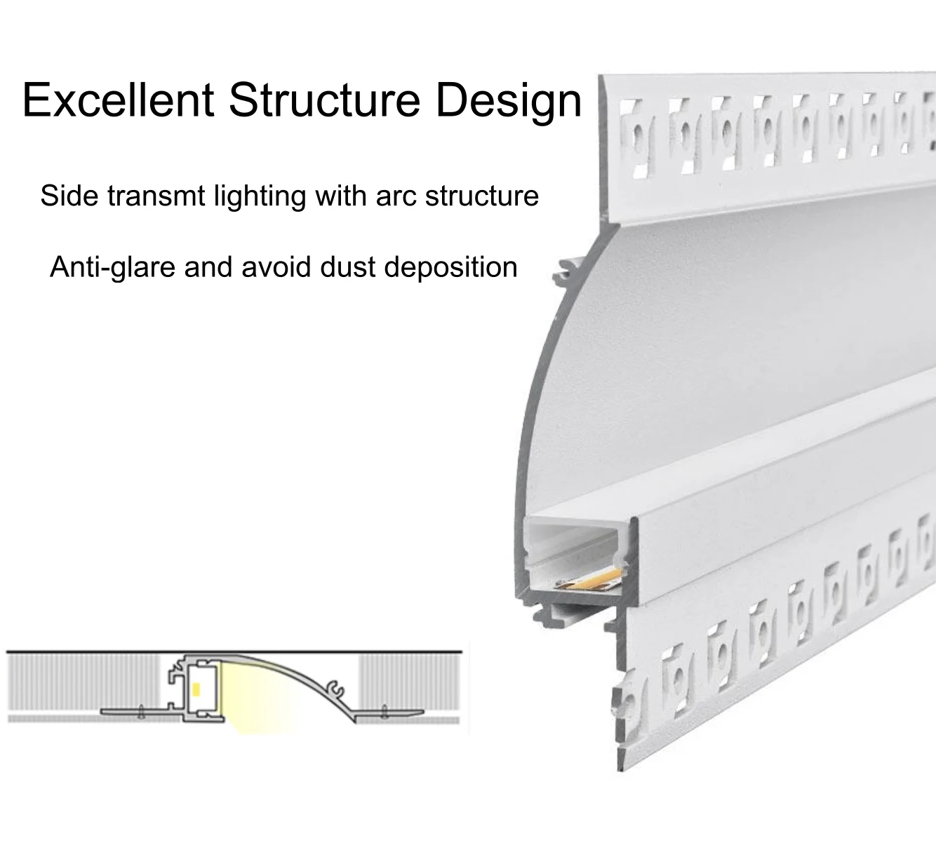 5m (5pcs) a lot, 1m per piece, ceiling aluminum profile for led strip light with milky cover
5m (5pcs) a lot, 1m per piece, ceiling aluminum profile for led strip light with milky cover