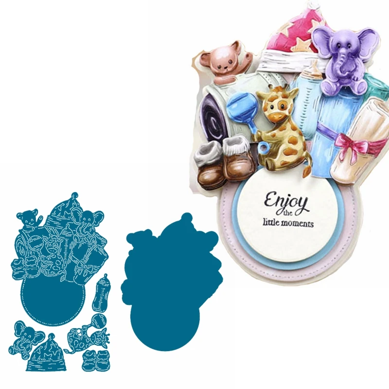 Adorable Baby Toys Metal Cutting Dies Giraffe Elephant Die Cuts For Card Making DIY Decoration New 2019 Embossed Crafts Cards
Adorable Baby Toys Metal Cutting Dies Giraffe Elephant Die Cuts For Card Making DIY Decoration New 2019 Embossed Crafts Cards