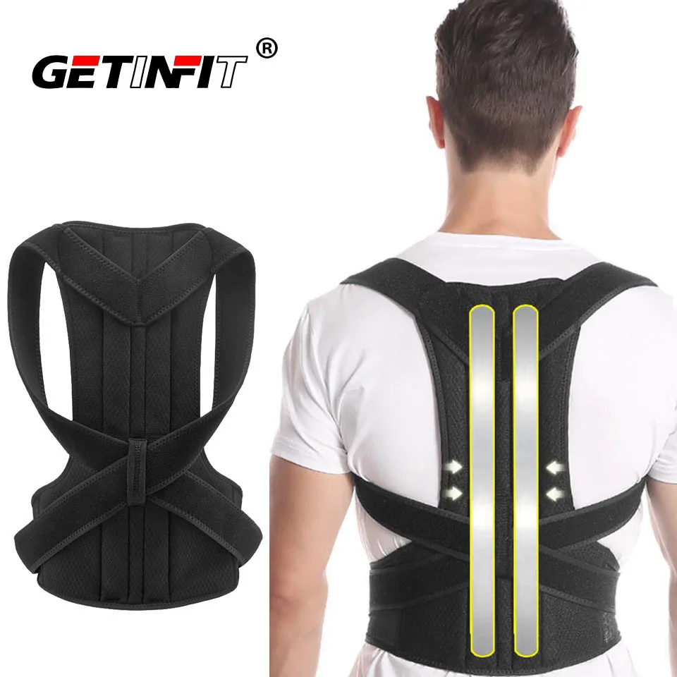 Getinfit 1PCS Back Brace Shoulder Posture Corrector Back Support Spine Corrector Health Postural Fixer Tape Back Safty Protector
Getinfit 1PCS Back Brace Shoulder Posture Corrector Back Support Spine Corrector Health Postural Fixer Tape Back Safty Protector