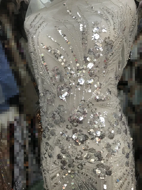 High Quality Fashion Lace Fabric with beads and sequins S-3888815 French Tulle Lace Sewing Nigerian Fabric Women Wedding Dress
High Quality Fashion Lace Fabric with beads and sequins S-3888815 French Tulle Lace Sewing Nigerian Fabric Women Wedding Dress