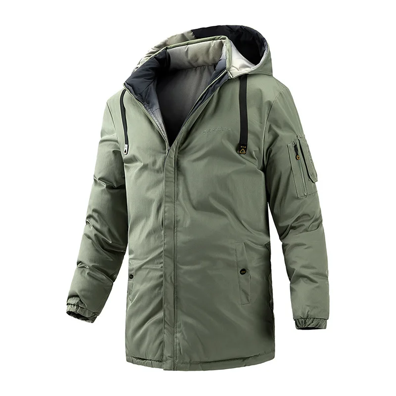 Mcikkny Men's Winter Casual Long Jackets Parka Both Side Wear Outwearcoats Tops For Male Hooded Clothing
Mcikkny Men's Winter Casual Long Jackets Parka Both Side Wear Outwearcoats Tops For Male Hooded Clothing