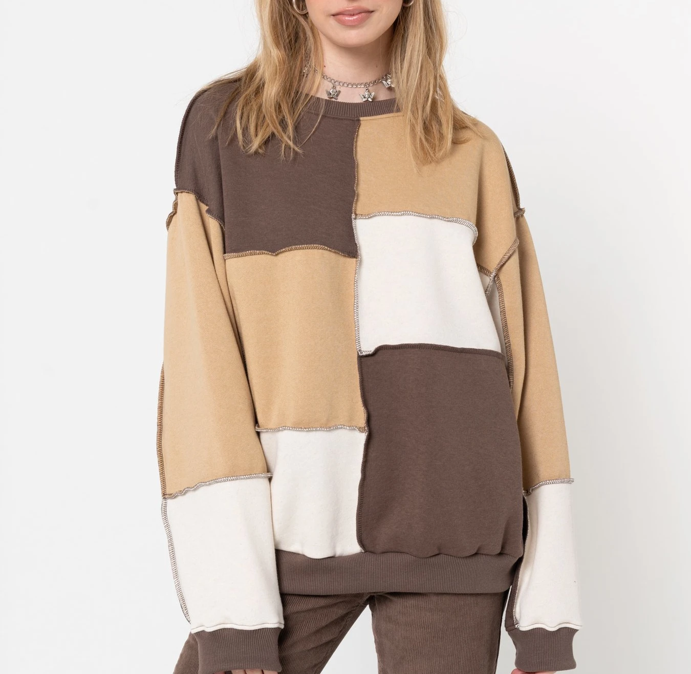 2021 Autumn Winter Women Color Block Sweater Adults Casual Long Sleeve Round Neck Patchwork Pullover Jumper Tops
2021 Autumn Winter Women Color Block Sweater Adults Casual Long Sleeve Round Neck Patchwork Pullover Jumper Tops