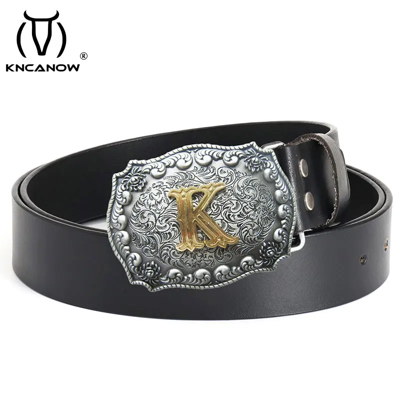 Black Fashion Designer Belts K Letter Casual Genuine Leather Belt For Men Cowboy Leisure Cowskin Strap Metal Buckle Waistband
Black Fashion Designer Belts K Letter Casual Genuine Leather Belt For Men Cowboy Leisure Cowskin Strap Metal Buckle Waistband