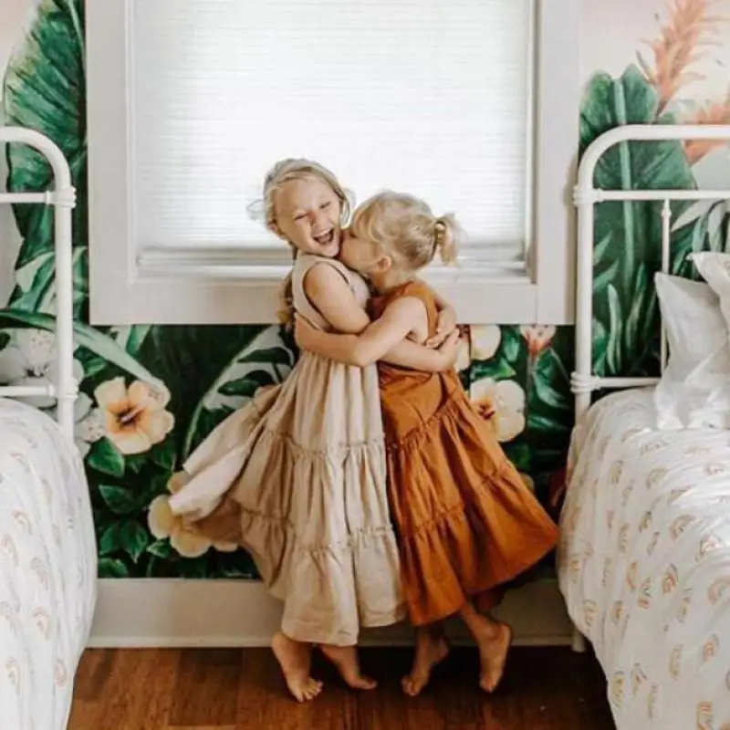 Baby Girl Clothes Summer 2024 Solid Girls Dress Toddler Kids Girl Casual Dress Cotton Linen Sleeveless Princess Dress
Baby Girl Clothes Summer 2024 Solid Girls Dress Toddler Kids Girl Casual Dress Cotton Linen Sleeveless Princess Dress
