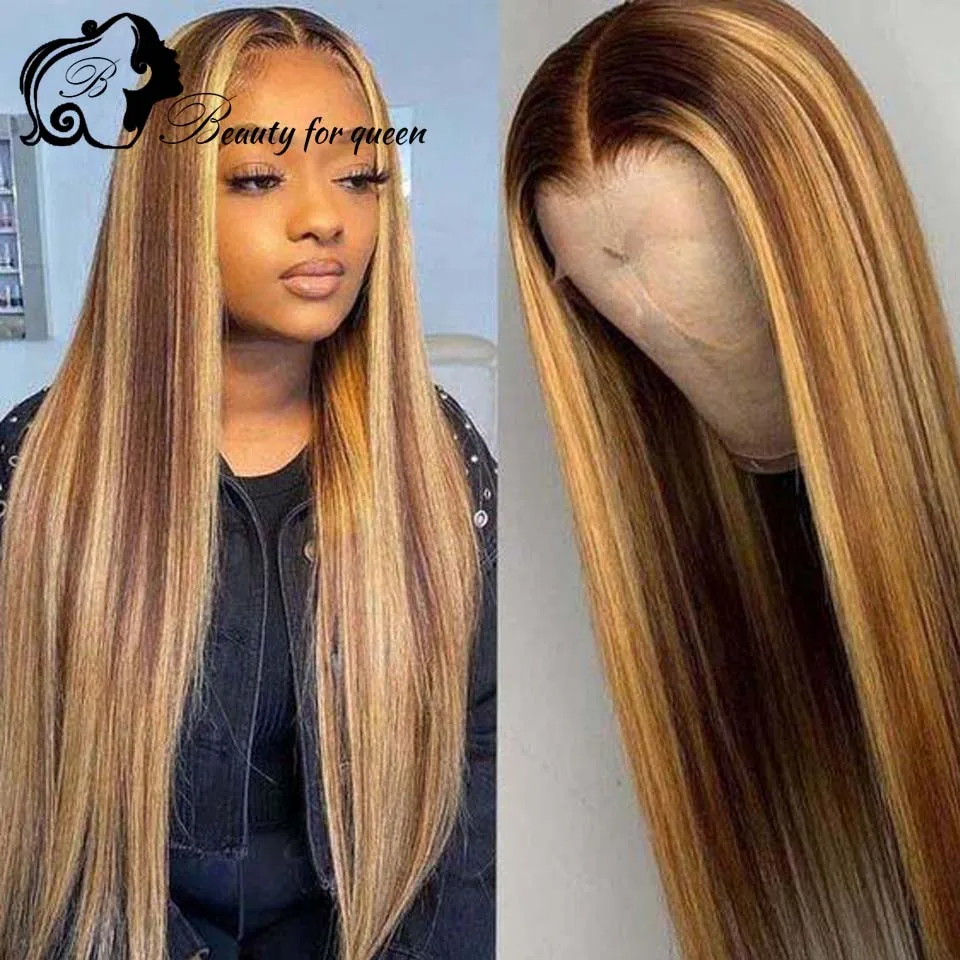 Highlight Brown Long Straight Brazilian Colored Human Hair Wig Transparent 13x4 Lace Frontal Wigs Cosplay For Women Pre Plucked
Highlight Brown Long Straight Brazilian Colored Human Hair Wig Transparent 13x4 Lace Frontal Wigs Cosplay For Women Pre Plucked