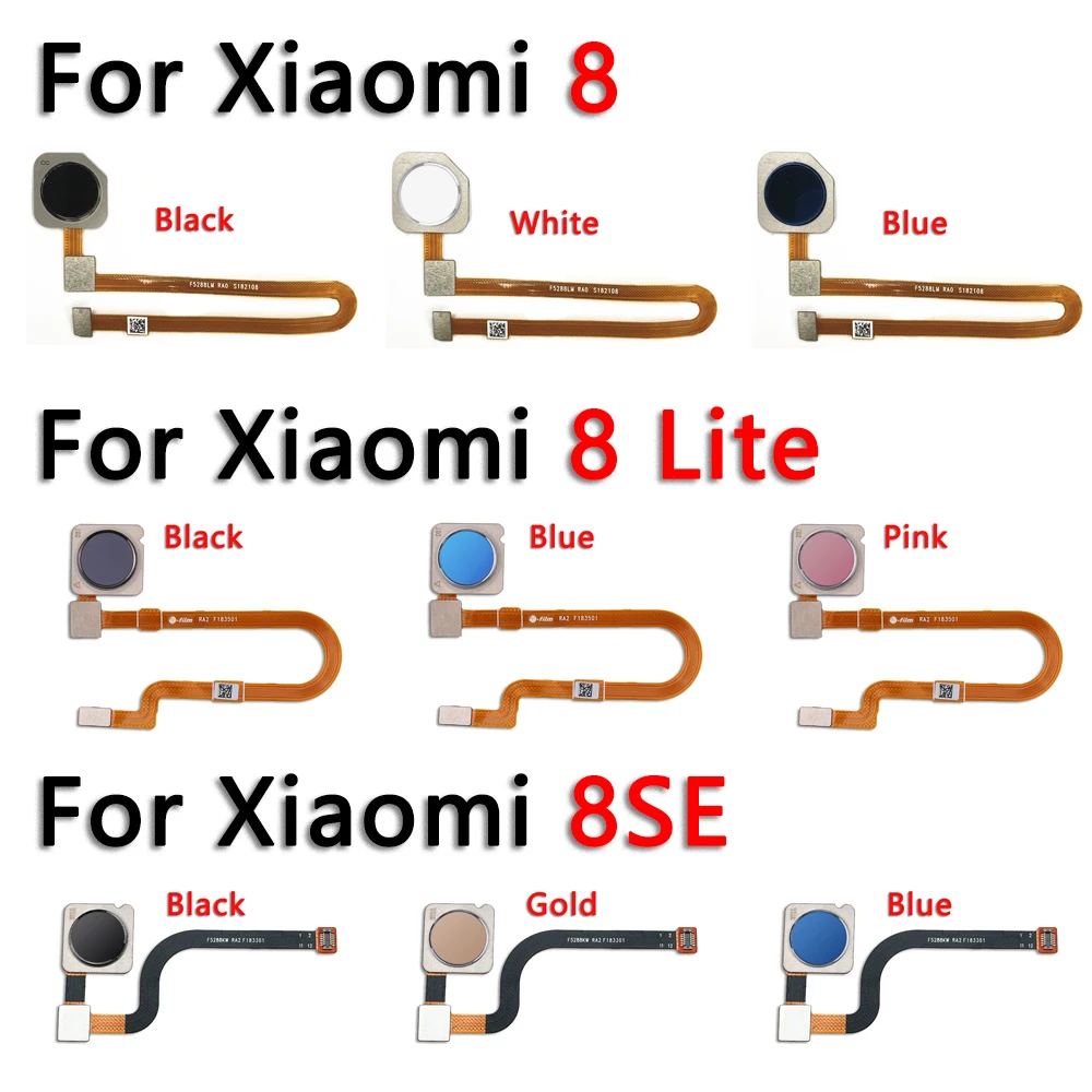 Aiinant For Xiaomi Mi 8 8SE 8Lite Lite SE Home Button Back Touch ID Scanner Fingerprint Sensor Flex Cable Phone Parts
Aiinant For Xiaomi Mi 8 8SE 8Lite Lite SE Home Button Back Touch ID Scanner Fingerprint Sensor Flex Cable Phone Parts