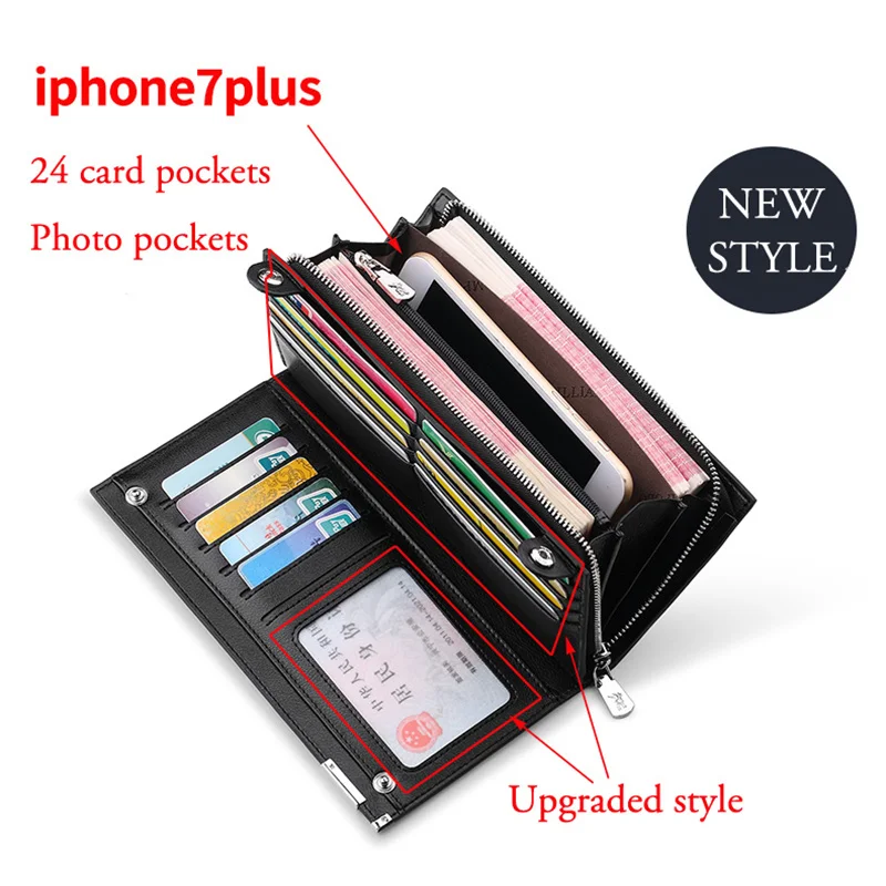 New first layer cowhide wallet men's long fashion design sequined mobile phone credit card cardholder pure leather zipper wallet
New first layer cowhide wallet men's long fashion design sequined mobile phone credit card cardholder pure leather zipper wallet