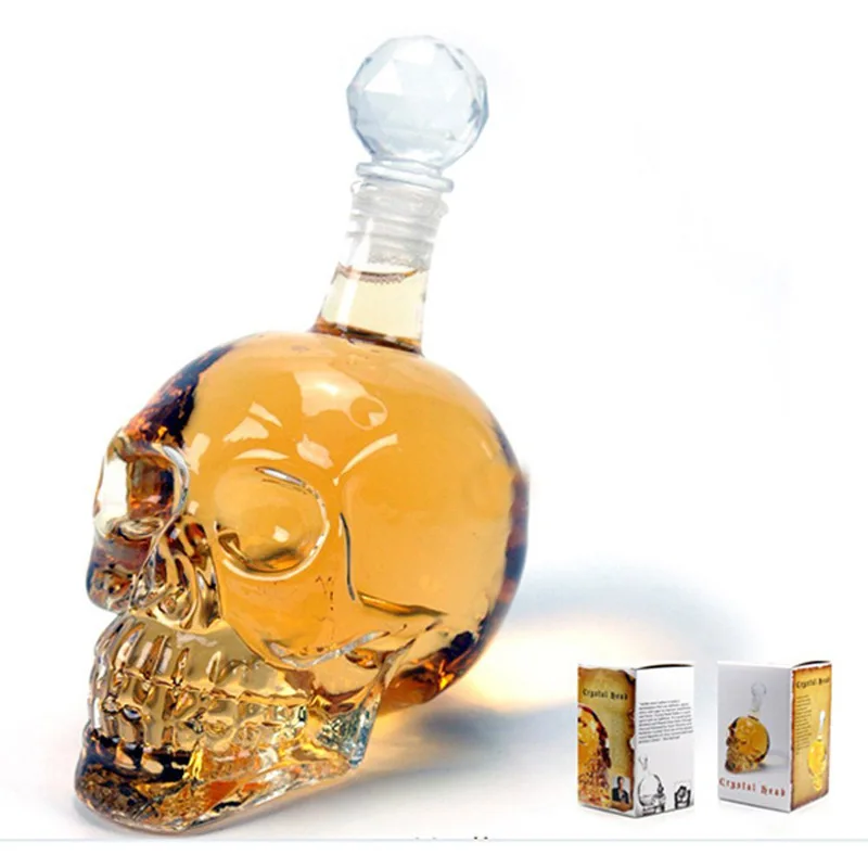Creative 350-1000MLL Vodka Cup Whisky Boho Skull Decanter Accessory Wine Glass Dispensing Bottle Gift Dispenser Bar Accessories
Creative 350-1000MLL Vodka Cup Whisky Boho Skull Decanter Accessory Wine Glass Dispensing Bottle Gift Dispenser Bar Accessories