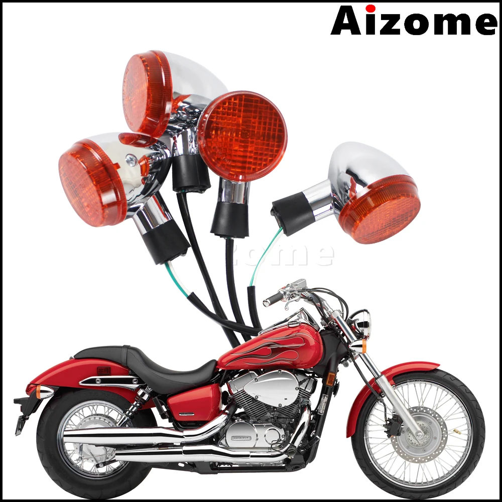 1 комплект передних и задних указателей поворота мотоцикла для Honda Shadow 400 750 VT750 2004-2007 Emark, указатели поворота, лампы, поворотники
1 комплект передних и задних указателей поворота мотоцикла для Honda Shadow 400 750 VT750 2004-2007 Emark, указатели поворота, лампы, поворотники