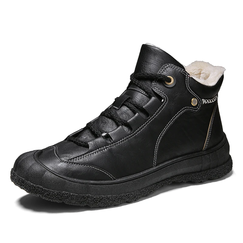 Men Waterproof Ankle Boots Winter Warm Plush Snow Boots Men Outdoor Sneaker Work Boots Male Rubber Winter Men's Boots Size 44
Men Waterproof Ankle Boots Winter Warm Plush Snow Boots Men Outdoor Sneaker Work Boots Male Rubber Winter Men's Boots Size 44