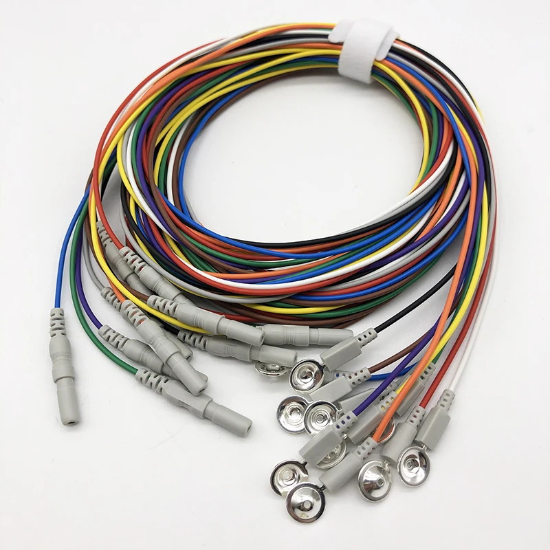 Ag/Agcl 1.5mm Din Connector Electroencephalo-graph Brain EEG Cable Silver Plated Cup Electrodes Wire
Ag/Agcl 1.5mm Din Connector Electroencephalo-graph Brain EEG Cable Silver Plated Cup Electrodes Wire