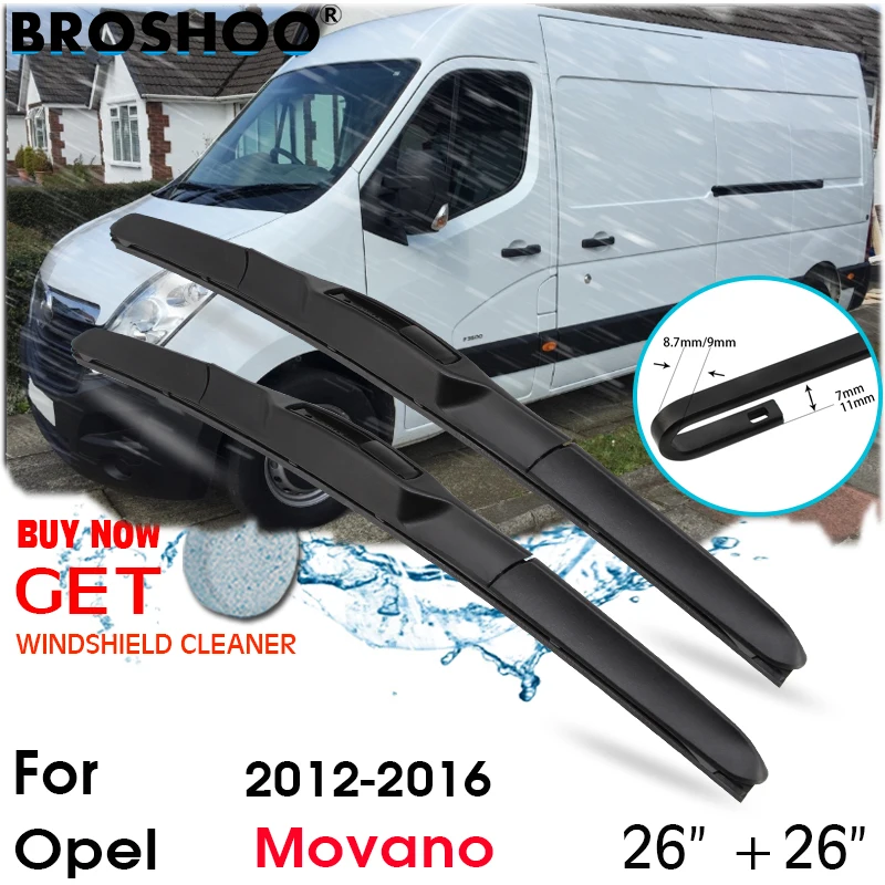 Car Wiper Blade Front Window Windscreen Windshield Wipers Blades J hook Auto Accessories For Opel Movano 26"+26" 2012-2016
Car Wiper Blade Front Window Windscreen Windshield Wipers Blades J hook Auto Accessories For Opel Movano 26"+26" 2012-2016