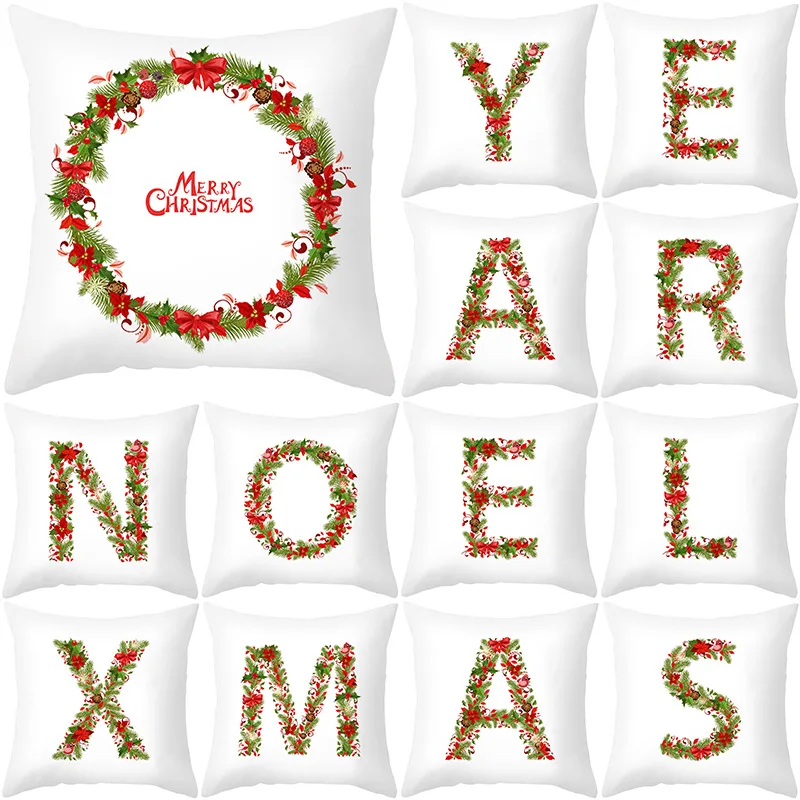Christmas pillowcase letter pillowcase Christmas cushion cover Christmas decoration cushion sofa throw pillowcase home decorate
Christmas pillowcase letter pillowcase Christmas cushion cover Christmas decoration cushion sofa throw pillowcase home decorate