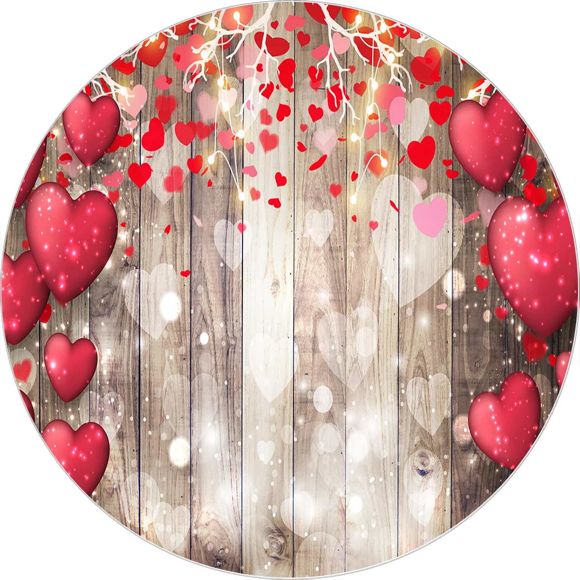 Valentine's Day Round Photography Background Cloth Sweet Love Wedding Backdrop Photographic Backgrounds Photo Studio Vinyl Props
Valentine's Day Round Photography Background Cloth Sweet Love Wedding Backdrop Photographic Backgrounds Photo Studio Vinyl Props