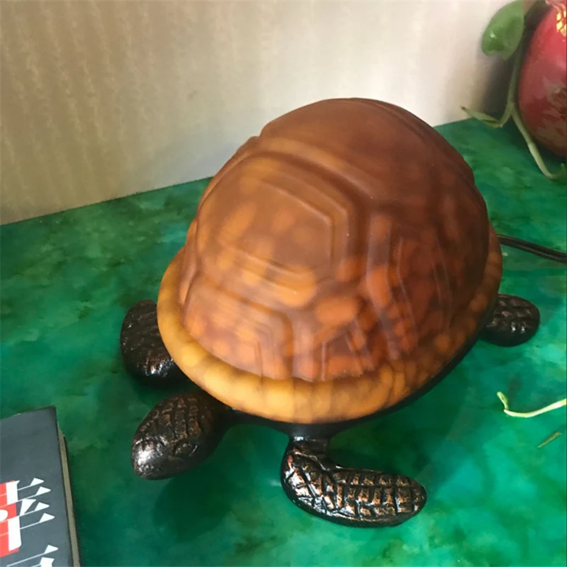 Retro Tortoise Table Lamp , Bedroom Bedside Desk Lamp Stained Glass Turtle Night Light Creative Gift, 3 Color
Retro Tortoise Table Lamp , Bedroom Bedside Desk Lamp Stained Glass Turtle Night Light Creative Gift, 3 Color