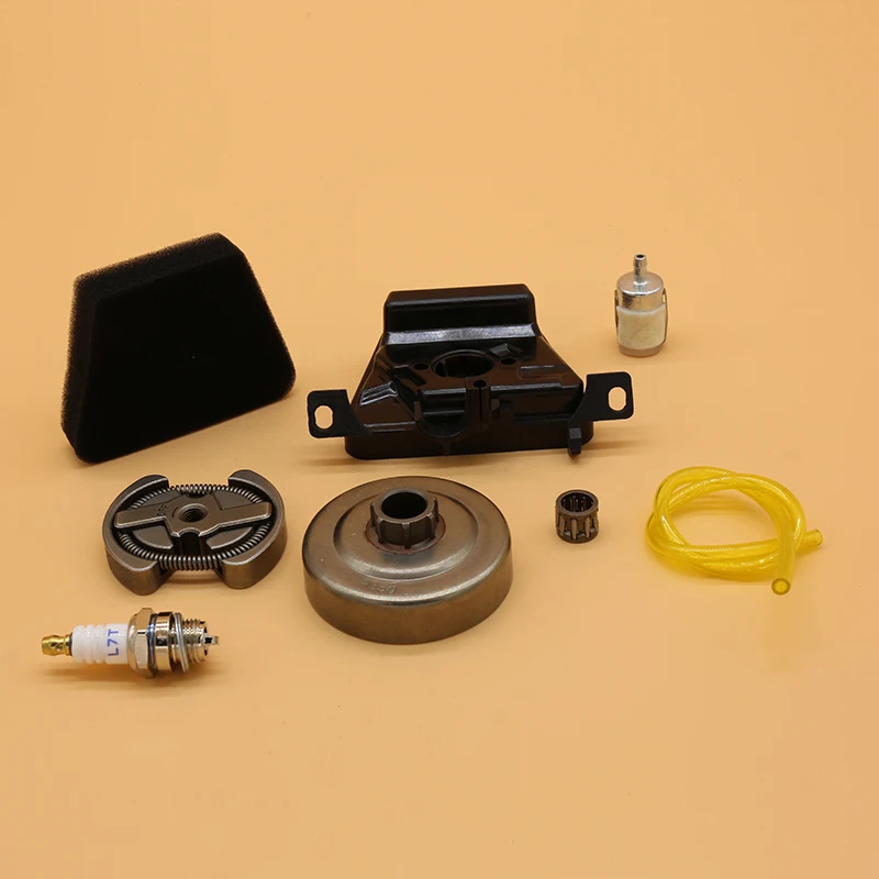 Air Filter Clutch Drum Fuel Filter Line Hose Spark Plug Fit For Partner 350 351 370 371 382 390 Gas Chainsaw Spare Parts
Air Filter Clutch Drum Fuel Filter Line Hose Spark Plug Fit For Partner 350 351 370 371 382 390 Gas Chainsaw Spare Parts