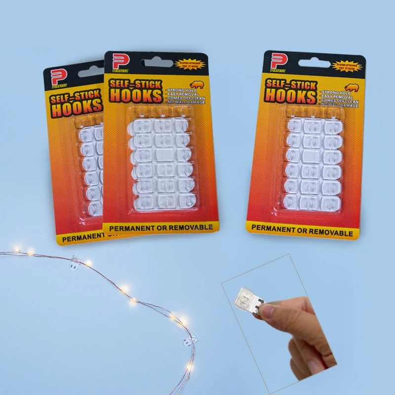 Mini Damage-Free Waterproof Wall Hooks for Home Hanging Christmas String lights Garland Adhesive Decoration Clips
Mini Damage-Free Waterproof Wall Hooks for Home Hanging Christmas String lights Garland Adhesive Decoration Clips