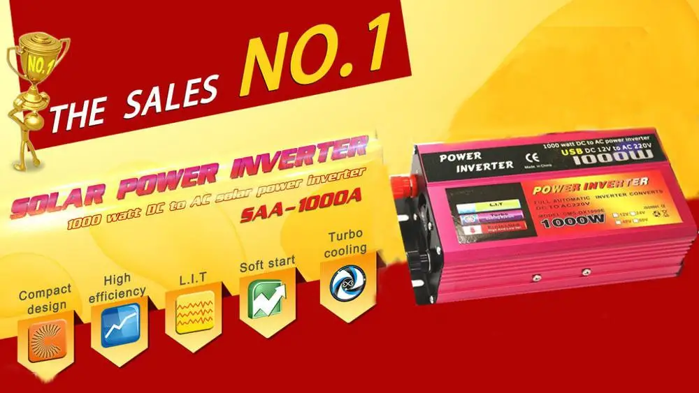 Portable Car Power Inverter, Charger Converter, Adapter, Modified Sine Wave, 1000W, 2000W Watt, DC 12V to AC 220V
Portable Car Power Inverter, Charger Converter, Adapter, Modified Sine Wave, 1000W, 2000W Watt, DC 12V to AC 220V