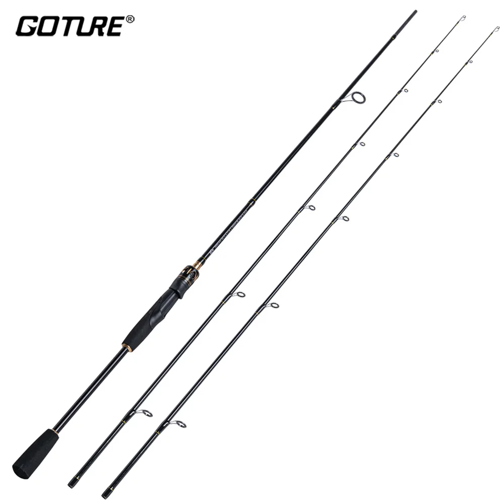 GOTURE LEIMAX 2 Sections Carbon Fiber Spinning/Casting Fishing Rod 1.98/2.1/2.4m Ultralight Weight Fishing Pole Travel Rod
GOTURE LEIMAX 2 Sections Carbon Fiber Spinning/Casting Fishing Rod 1.98/2.1/2.4m Ultralight Weight Fishing Pole Travel Rod