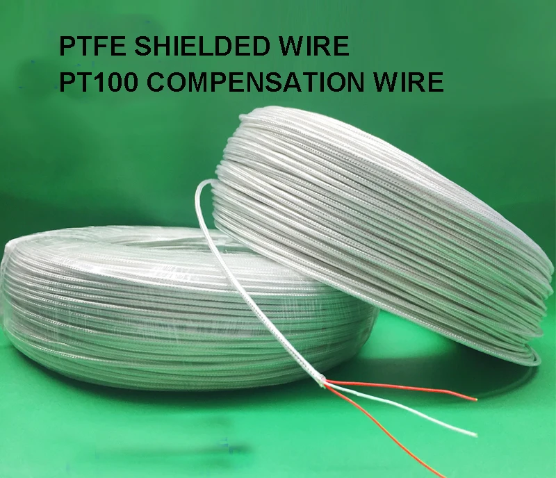 20M PT100 Temperature line 3*7*0.15 3 core silver plated PTFE shielded wire PT100 compensation wire
20M PT100 Temperature line 3*7*0.15 3 core silver plated PTFE shielded wire PT100 compensation wire
