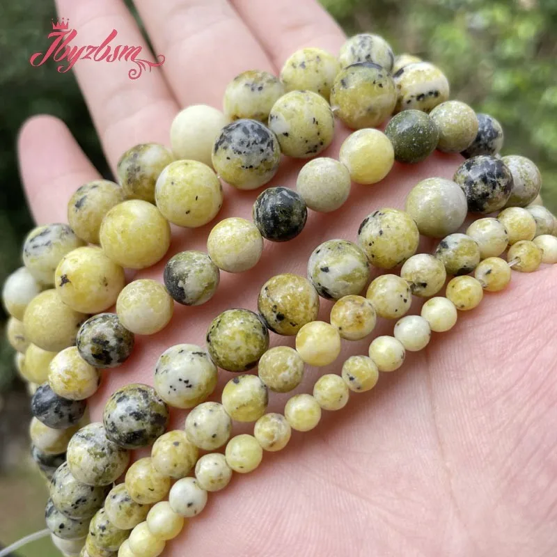 4/6/8/10/12mm Natural Yellow Turquoises Round Loose Stone Beads for DIY Accessories Necklace Bracelets Jewelry Making 15"
4/6/8/10/12mm Natural Yellow Turquoises Round Loose Stone Beads for DIY Accessories Necklace Bracelets Jewelry Making 15"