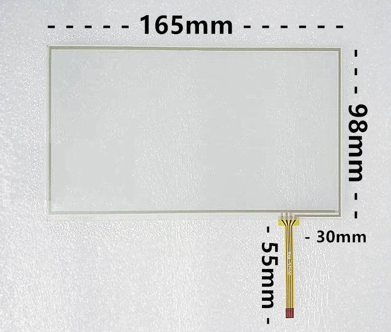 New 7-inch 4-wire resistive touch screen medical device industrial control industrial touch screen 165*98
New 7-inch 4-wire resistive touch screen medical device industrial control industrial touch screen 165*98
