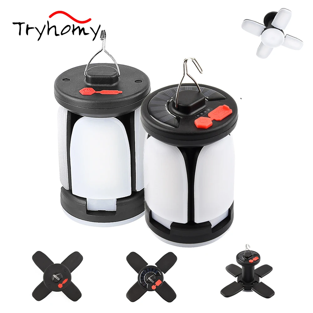 Folded Led Camping Tent Light USB Rechargeable Solar Lantern For Work Fishing Hiking Outdoor Portable Adjustable Emergency Lamp
Folded Led Camping Tent Light USB Rechargeable Solar Lantern For Work Fishing Hiking Outdoor Portable Adjustable Emergency Lamp