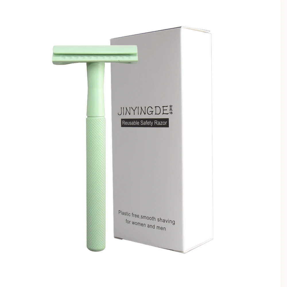 High Quality Popular Color Safety Razor Green Customized logo safety razor Portable Vintage Unique Shaving Double Edge Razor
High Quality Popular Color Safety Razor Green Customized logo safety razor Portable Vintage Unique Shaving Double Edge Razor
