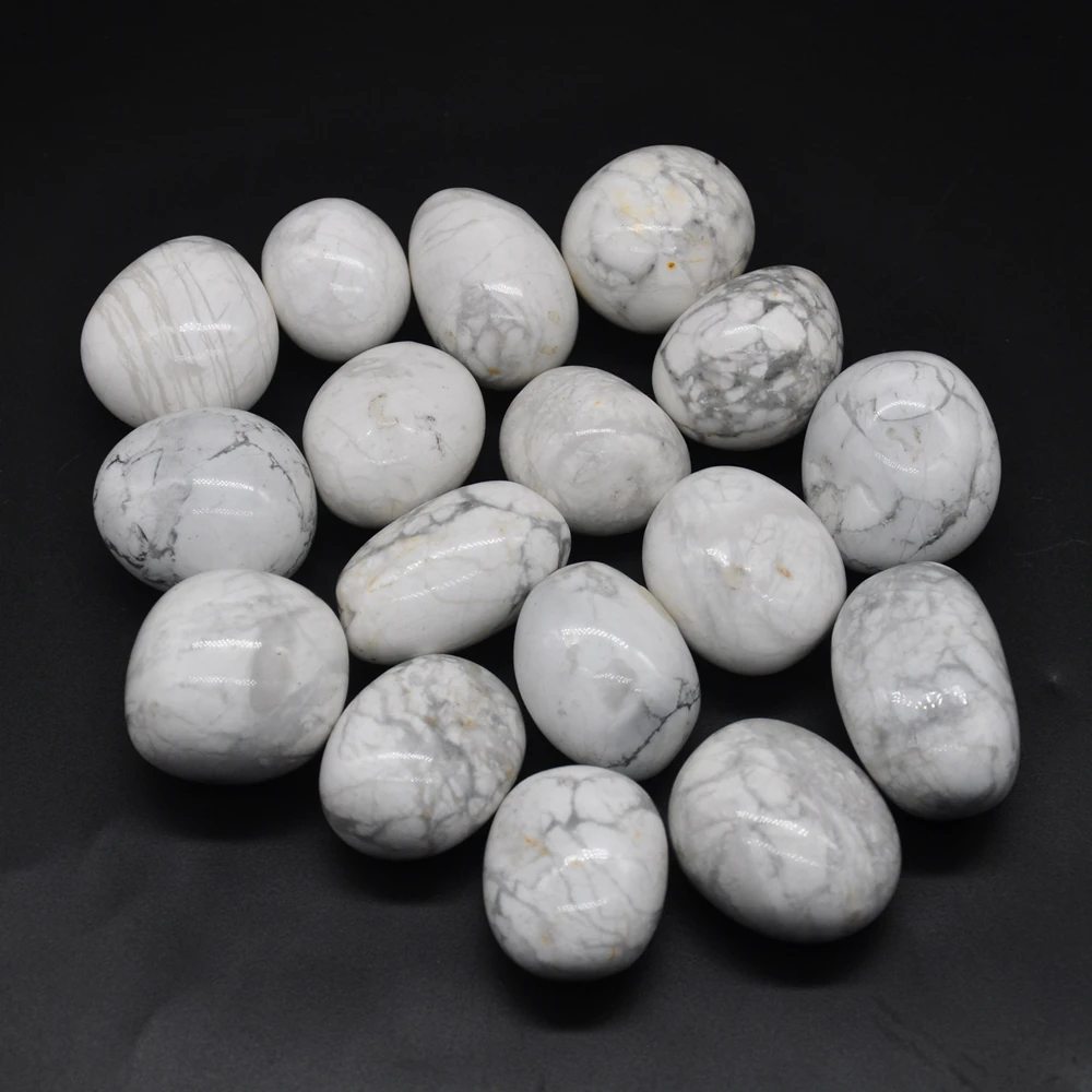 1/2LB White Howlite Turquoise Natural Tumbled Stones Bulk Healing Crystals Reiki Polished Gemstones Specimen Decoration Minerals
1/2LB White Howlite Turquoise Natural Tumbled Stones Bulk Healing Crystals Reiki Polished Gemstones Specimen Decoration Minerals
