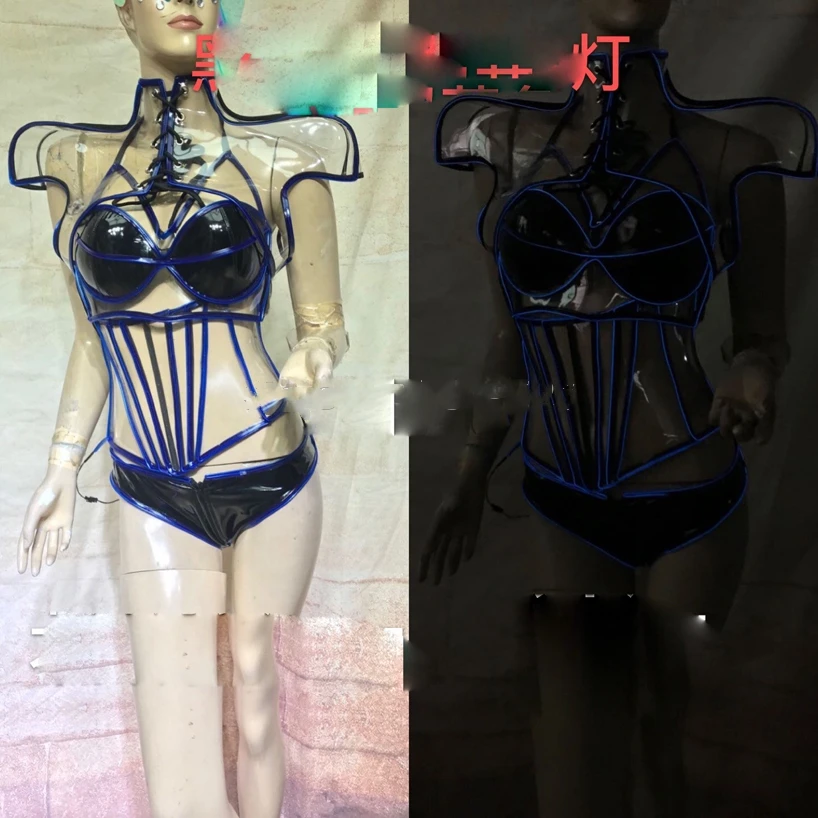 LED cold light men women technology costume gogo future warrior armor bar fluorescent party glowing
LED cold light men women technology costume gogo future warrior armor bar fluorescent party glowing