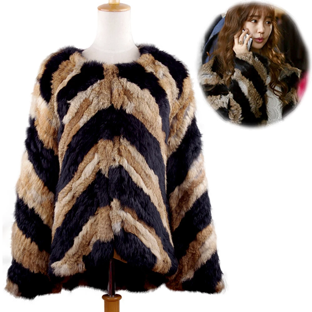 real rabbit fur jackets knitted Fur Outwear Made by two-color stripe real fur coat fur coats Wholesale and Retail Happihop new
real rabbit fur jackets knitted Fur Outwear Made by two-color stripe real fur coat fur coats Wholesale and Retail Happihop new