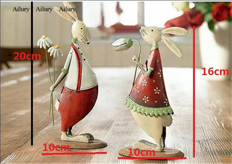 2Pcs,High-20cm,Metal Fashion Rabbit Unique Chicken Home Decoration.Birthday Gift Married,Baby Room Desktop Xmas Ornaments
2Pcs,High-20cm,Metal Fashion Rabbit Unique Chicken Home Decoration.Birthday Gift Married,Baby Room Desktop Xmas Ornaments